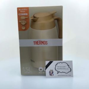 Thermos กระติกน้ำสแตนเลส 1L 1.5L 2L เก็บความร้อน เก็บความเย็น กระติกน้ำสำหรับโต๊ะ ญี่ปุ่น