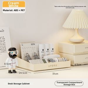 Desktop Organizer Dustproof Display Shelf
