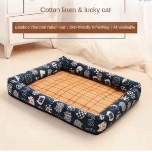 Breathable Rattan Mat Bed for Pet