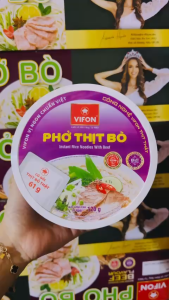 Thùng 12 Tô Phở Thịt Bò Vifon 120g ( có gói thịt thật ) - VF67