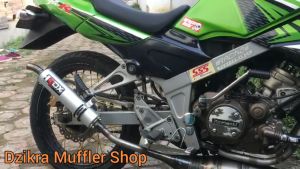 Knalpot Racing Ninja 150 2 Tak R RR SS Kolong Kenalpot KDK Plat Karat