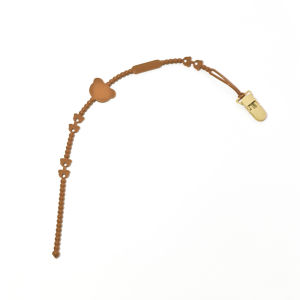 โซ่คล้องจุกกันตก 1 ชิ้น ทำจากซิลิโคน ของเล่นเด็ก ที่กัดแทะได้ เชือกกันตกสำหรับจุกกันตก โซ่คล้องจุกกันหลุด