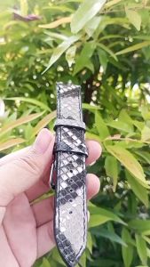 Strap Kulit Jam Tangan Leather - Exotic Snake Skin Warna loreng Garansi 1 Tahun