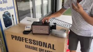 Micro không dây K35 lọc ồn thông minh kết nối jack 3.5 đa dụng