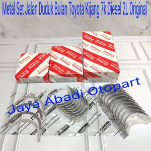Metal Set Bulan Duduk Jalan Washer Main Bearing Conrod Toyota kijang 7k Diesel 2L Original