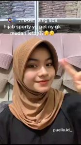 Hijab Jilbab Bergo Instan Sport Pet Tebal Kerudung Bergo Oval Sporty Spandex Jersey