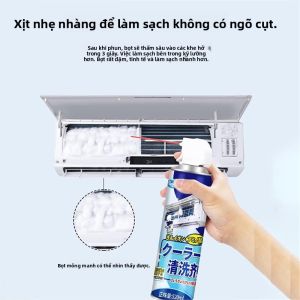 MONLEYTA | Bộ dụng cụ vệ sinh máy lạnh Foam Strong Cleaning không cần tháo rời Thiết bị vệ sinh chuyên dụng cho máy ngoài trời và máy trong nhà