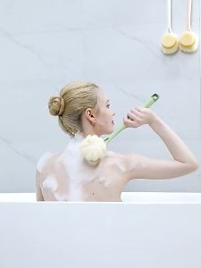 Japanese-Style Long Handle Bath Brush/Soft Brush/Shower Brush/Back Brush Bath Rub/Gosok Mandi Berus Belakang
