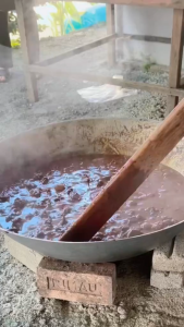 Sudip Kayu Tembusu Panjang Senduk Kawah Dayung Bubur Lambuk | Long Wooden Spatula/Big Wooden Mixing Paddle & Rice Paddle Large