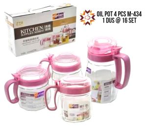 Tempat Bumbu Dapur Satu Set isi 4 pcs tempat minyak murah tempat bumbu murahtempat bumbu dapur set model terbaru
