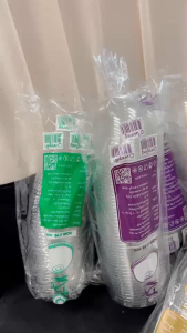 DEDEE ฝาโดมปาก85/90/95มิล ยกลัง(2000ใบ) ฝาปิดแก้วพลาสติก