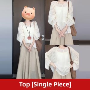 SENWA | Petite Korean Style Autumn Winter Long Dress Set