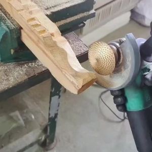 Đầu Mài Gỗ Cong Bằng Thép Carbon Dùng Cho Máy Mài Góc Phụ Kiện Dụng Cụ Chế Biến Gỗ Không Chứa Hóa Chất Gây Hại