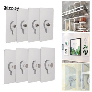 4/8Pcs Non-Trace Adhesive Nails Wall Hanging Seamless Nails Screw Stickers Punch-Free Wall Hooks for Bathroom Shelf Clock