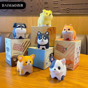 Đồ Trang Trí Bằng Nhựa Hình Chú Chó Đứng Trên Xe Hơi Bằng Gỗ Thủ Công Sáng Tạo Đồ Trang Trí Bàn Trang Trí Nhà Bằng Nhựa