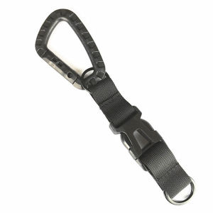 Outdoor Tactical Keychain D-Buckle Climbing Buckle Molle Clip Webbing Quick Release Special Agent Belt Hook Carabiners