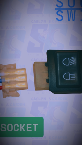 Original Heavy Duty 3-Wire Switch Socket for Motorcycle Hazard Signals