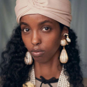 Yang Zizhi Hot Air Balloon Earrings Exaggerated Elegant Fashion Trendy Alloy Embedded Artificial Gem Geometric Pattern for Women