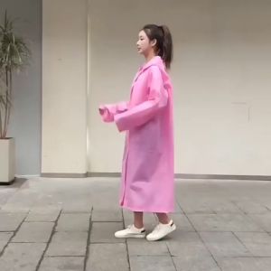 Áo mưa Eva nhiều màu. áo mưa Măng tô người lớn siêu bền. áo mưa phong cách Hàn Quốc TVGHousewares