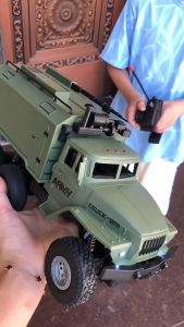 Mainan Anak Remote Control Military Army Truck / RC Truk Tentara