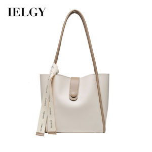 IELGY womens commuter large capacity letter streamer shoulder bag
