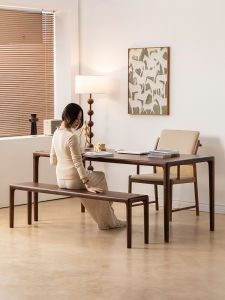MINGLIJIANG | North American Black Walnut Book Table Mortise and Tenon