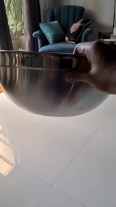 HEAVY DUTY STAINLESS STEEL SALAD BOWL MIXING EXTRA LARGE DEEP THICK BOWL / KITCHEN MIXING TOOLS TONY