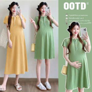Maternity Summer Dress Stylish and Nursing Friendly