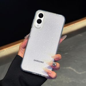 Glitter Clear Case For Samsung Galaxy S25 Edge S26 Ultra S24 Plus S23 FE S22 S21 A56 5G A36 A16 A06 A26 A55 A35 A25 Phone Cover
