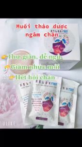 Muối thảo dược ngâm chân THÁI HƯNG - Relax Food Túi 36 gr Giảm đau nhức xương khớp giúp ngủ ngon giảm mùi hôi chân