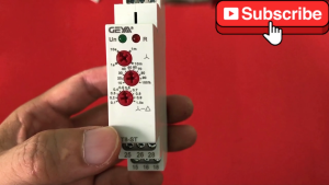 Rơ le  khởi động sao tam giác Geya model GRT8-ST (Star Delta timer)tiếp điểm 2xSPDT (16A) 18mm gắn thanh DIN
