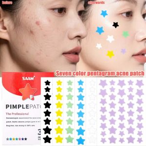 357 Patches Total 7-Colour Hydrogel Star-Shaped Spot Patches Gentle Non-Irritating For Treating Spots Improving Acne-Prone Skin