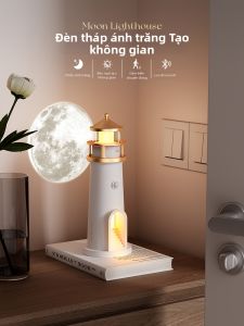 Đèn ngủ cảm biến hình ngọn hải đăng ánh trăng có hệ thống âm thanh: Món quà sinh nhật sáng tạo dành cho các cặp đôi và bạn gái.