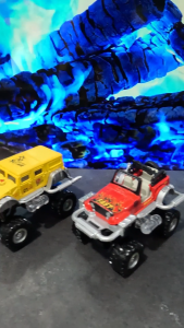 Diecast Miniatur Mainan Mobil Jeep Xtreme Sprot Big Wheel Besi Metal