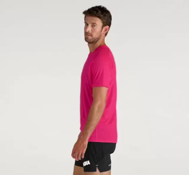 Hoka One One Performance Running Shirt kaos baju olahraga Lari