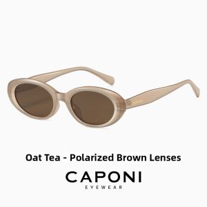 CAPONI | Ultraviolet Protection Retro Narrow-Frame Sunglasses