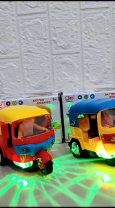 Mainan Anak Mobil Bajaj Tricycle Bajai Light & Sound Music YJ-3023