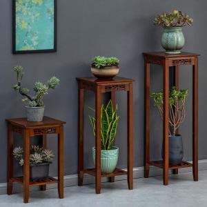 Indoor Wooden Portable Plant Stand