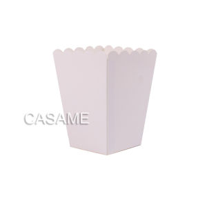 12 Pieces Pure Brown Kraft Popcorn Boxes Container Birthday Movie Party Favors Treat Bags Wedding Bridal Favor Guests Gifts Box