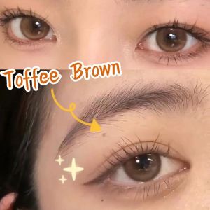เลนส์สไตล์ประจำวัน - เลนส์แฟชั่นเรนเดอร์สีมาก คอนแทคเลนส์ Toffee Brown 14.2mm Monthly Replace