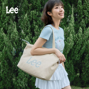 LEE ลีแฟชั่นขนาดใหญ่ผ้ากระเป๋าโท้ทสำหรับผู้หญิงความจุขนาดใหญ่16 "แล็ปท็อป Ipad กระเป๋าถือโท้ทซิปสำหรับทำงานสำนักงานลำลองกระเป๋าผู้หญิงกันน้ำ