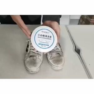 white shoe cleaner Multifunctional whitening agent Sneaker Cleaner Shoe Care Stain Remover Whitening agent for soles of white shoes care stain remover white shoe cleaning cream Effectively remove dirt from shoes and bags Whitening Cleansing Stain Remover