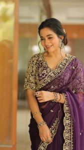 [PRE-ORDER] Soft Organza Silk Saree (10-15days delivery)