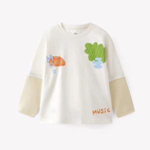 Long Sleeve T-shirt Inner Layer 2-Piece Imitation Top for Spring and Autumn
