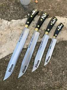 Pisau Cap Garpu Original Pisau Daging Pisau Sembelih Sapi Pisau Sembelih Kambing Pisau Seset Pisau Dapur 12dim/14dim/16dim