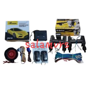 paket alarm remot mobil + central lock pintu mobil / alarm remot mobil model kunci fortuner universal mobil
