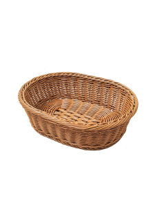 Handcrafted Wicker Storage Basket Kitchen Snack Basket Fruit Basket Bread Basket Simulated Vine Weaving Basket Household Organizer