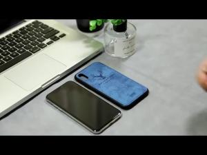Ốp Điện Thoại Hình Đầu Hươu Hoạt Hình Cho iPhone Chống Sốc Chống Trầy Xước Chống Bụi Nhẹ Chống Trượt Thiết Kế Vải Bố Dành Cho 17/16/15/14/13/11 Pro Max Plus 12 Mini 17Pro 16E 16Pro I17