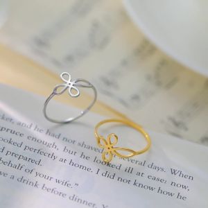 SKYRIM Chinese Knot Ring Titanium Stainless Steel Ring Fashion Trendy Jewelry for Women