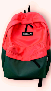 Classic Backpack for Men and Women Durable Large Capacity Sports Bag in Two Tone Colors Teenagers